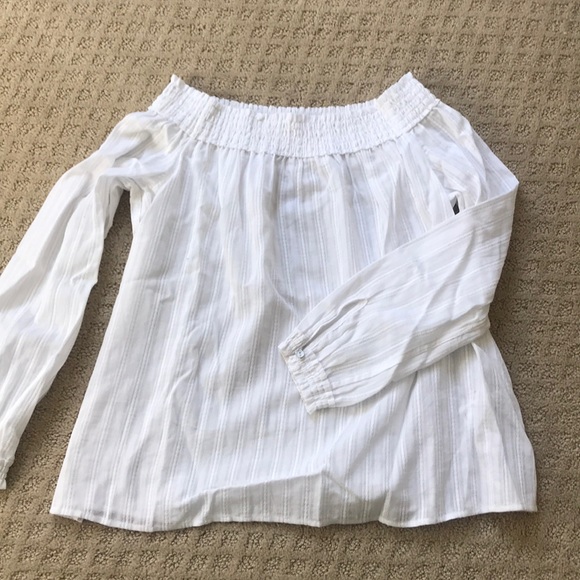 Rag and Bone Drew off the shoulder top - Picture 2 of 4